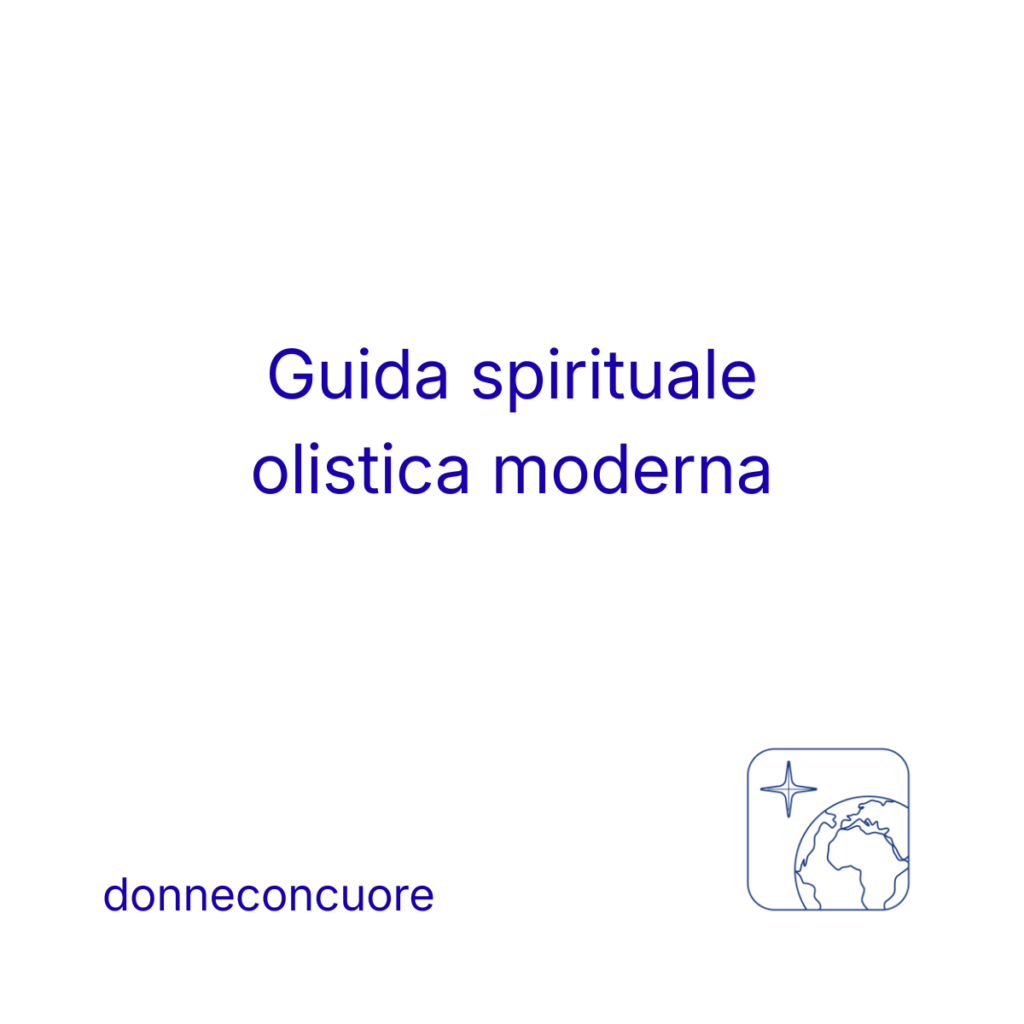 Spiritual Practitioner, guida spirituale olistica moderna